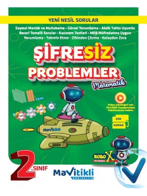 MAVİTİKLİ YAY 2.Sınıf Şifresiz Problem Kitabı